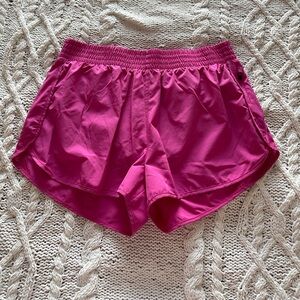 ASICS HOT PINK RUNNING SHORTS